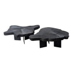 Table basse bois brûlé Table basse bois brûlé