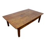 Table basse bois loupe d'orme