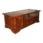 Table basse bois massif signe  doussiere