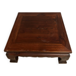 Table basse en bois massif style asiatique
