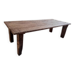 Table basse bois massif style naga primitif / brutaliste pièce unique Table basse bois massif style naga primitif / brutaliste pièce unique