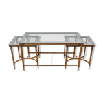 Table basse et bouts de canapé, années 1960 Table basse et bouts de canapé, années 1960