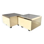 Tables basses, bouts de canapé vintage 1970. Tables basses, bouts de canapé vintage 1970.