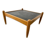 Table basse brutaliste vintage / table basse eric merthen