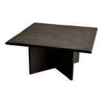 Table basse carrée massive en ardoise, années 1970. france Table basse carrée massive en ardoise, années 1970. france