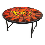 Table basse en ceramique des années 50 Table basse en ceramique des années 50