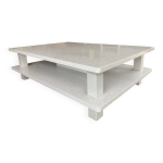 Table basse design double plateau quartz