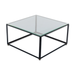 Table basse de design italien architectural des années 1960 Table basse de design italien architectural des années 1960