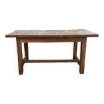 Table basse de ferme, chêne massif, vintage, début xxème s. Table basse de ferme, chêne massif, vintage, début xxème s.