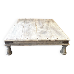 Table basse indienne vintage
