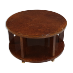 Table basse en loupe d'amboine