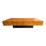 Table basse loupe d orme