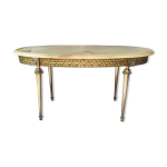 Table basse en marbre et bronze style noclassique