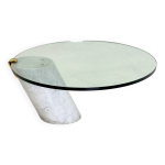 Table basse en marbre k1000 de team form ag pour ronald schmitt