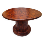Table basse en marqueterie de thuya - art déco Table basse en marqueterie de thuya - art déco