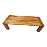 Table basse massif vintage bois tenon mortaise Table basse massif vintage bois tenon mortaise
