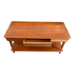 Table basse en merisier des annes 80