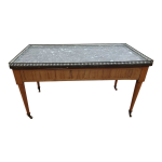 Table basse en merisier style louis xvi