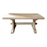 Table basse monastre en chne massif