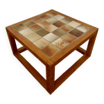 Table basse en orme et céramique, 1970 Table basse en orme et céramique, 1970
