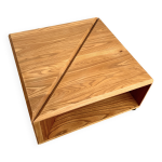 Table basse en orme massif modulable Table basse en orme massif modulable