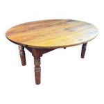 Table basse ovale � rabats