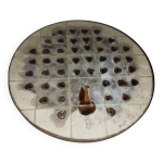 Table basse paon c�ramique vallauris barrois