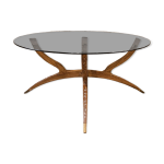 Table basse pieds araigne 1960 vintage