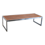 Table basse piètement chromé * 152. 5 cm Table basse piètement chromé * 152. 5 cm