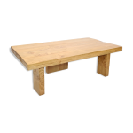 Table basse en pin massif des annes 70 80