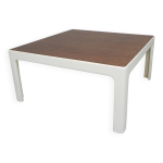 Table basse avec plateau en bois de weng�, ann�es 1960