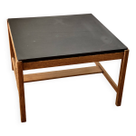 Table basse a plateau laque noir et r�versible