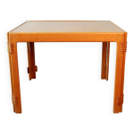 Table basse pliante carre danoise vintage