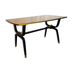 Table basse poirier verni