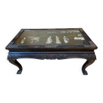Table basse rectangulaire  dcor asiatique