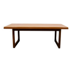 Table basse rectangulaire vintage en teck massif niels bach Table basse rectangulaire vintage en teck massif niels bach