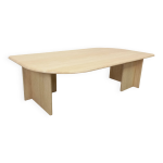 Table basse rectangulaire vintage en travertin des années 70 Table basse rectangulaire vintage en travertin des années 70