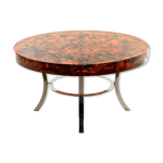 Table basse en r�sine fractale sign�e henri fernandez