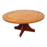 Table basse ronde anglaise vintage en teck des années 60 Table basse ronde anglaise vintage en teck des années 60