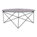 Table basse ronde des annes 1960 en provenance de suisse