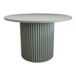 Table basse ronde cannelée vert vente Ø 70 cm Table basse ronde cannelée vert vente Ø 70 cm