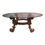 Table basse ronde gothique