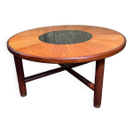 Table basse ronde gplan en teck vintage rtro du milieu du sicle