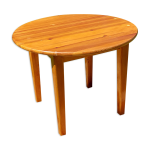 Table basse ronde en pin
