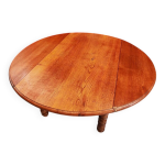 Table basse ronde a rabats