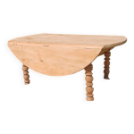 Table basse ronde à rabats Table basse ronde à rabats