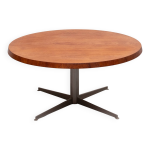 Table basse ronde en teck ilse m?bel, ann�es 1960, allemagne