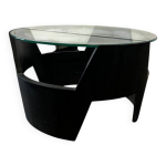 Table basse ronde vintage space age