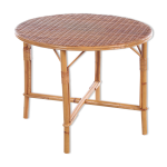 Table basse ronde vintage style bohme