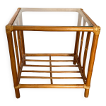 Table basse en rotin